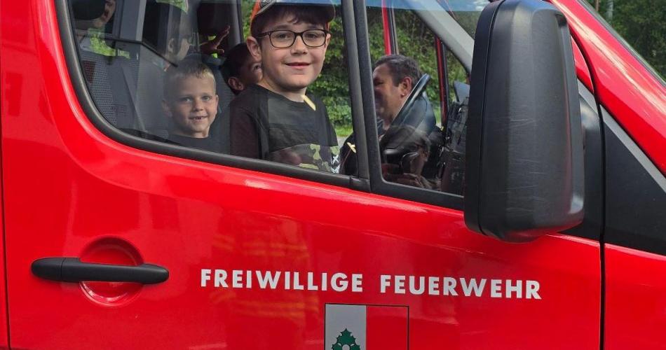 Bei der Feuerwehr